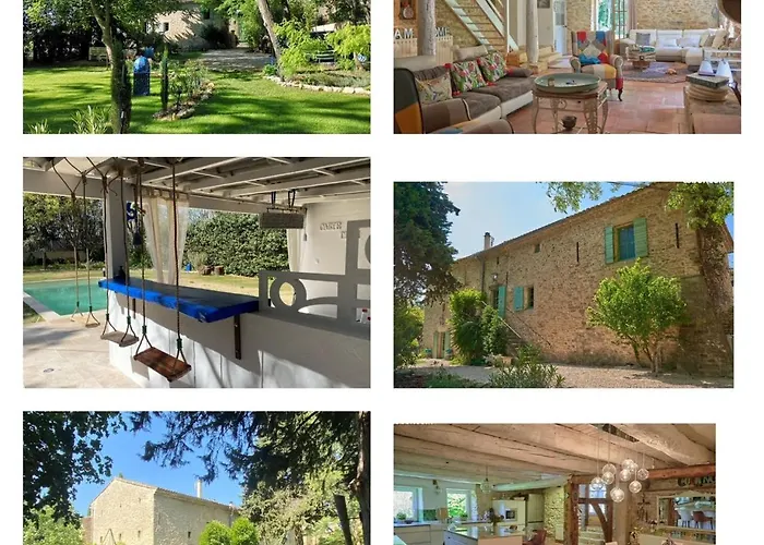 בית נופש Le Moulin De Mon Coeur2 Laudun